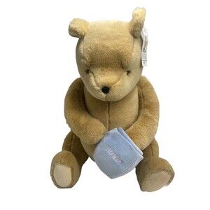 GUND Winnie the POOH Plush Classic Pooh Stuffed Teddy Bear HUNNY Pot H1 20” RARE